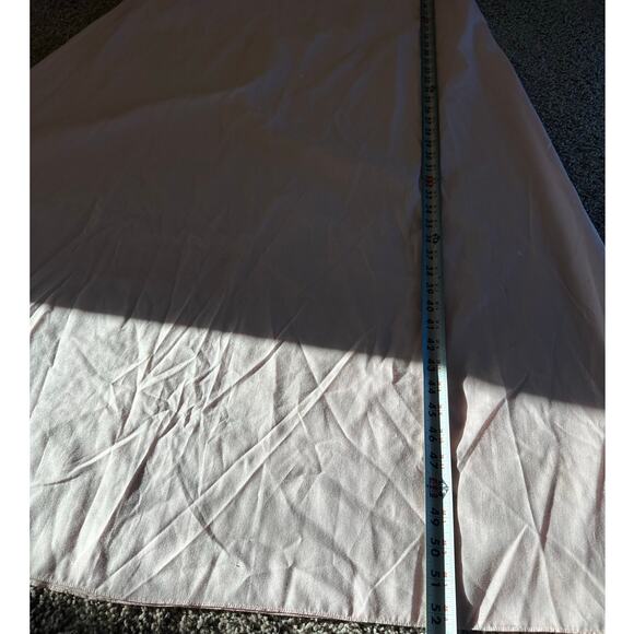 Vintage George Hatab Pink/White Lace Trim Short Sleeve Night Gown- L - Picture 6 of 9